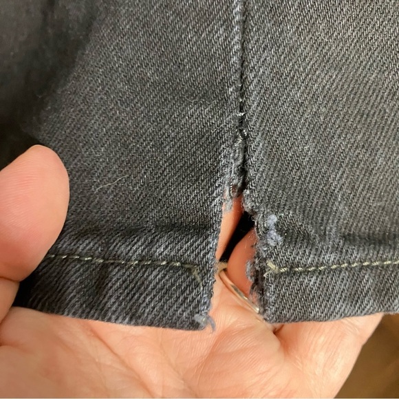 Levi’s black 501 jeans red tab size 33 x 32 - Picture 5 of 8